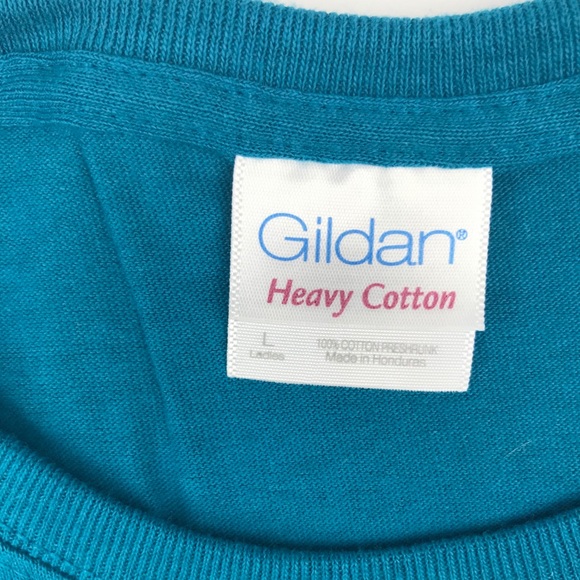 GILDAN T-Shirt Heavy Cotton Tee Short Sleeve Crewneck NWT - Picture 4 of 5